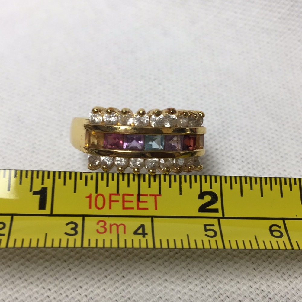 14kt yellow gold over Sterling Silver ring